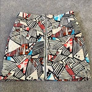 H&M Aztec mini skirt